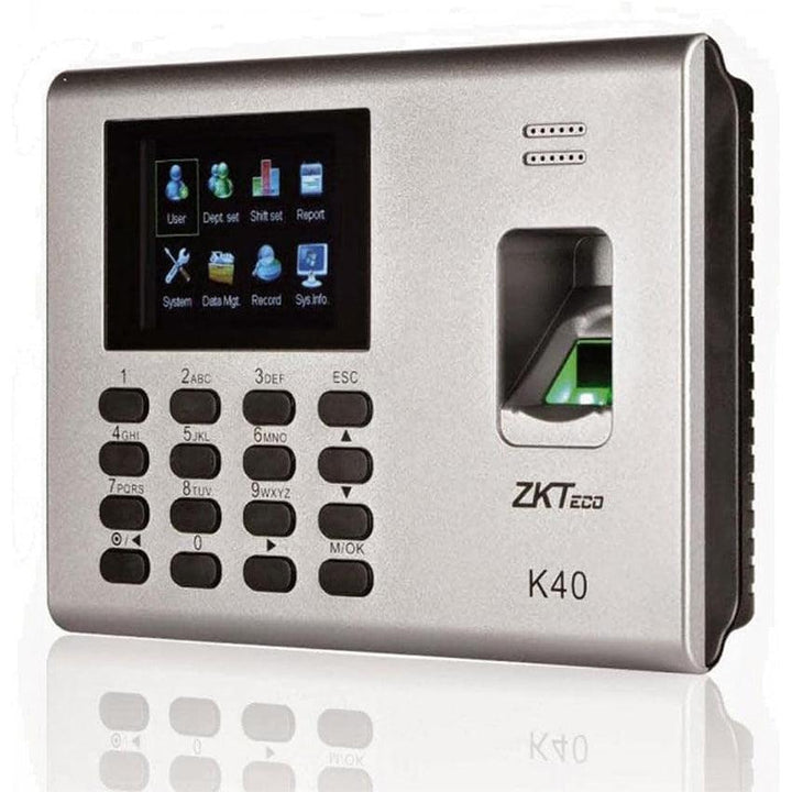 ZKTECO K40 Pro Time Attendance Finger ID CARD Built-in Battery-TIME ATTENDANCE-ZKTECO-TIME ATTENDANCE, ZKTECO K40 Pro Time Attendance Finger ID CARD Built-in Battery-الدباح-El Dabbah