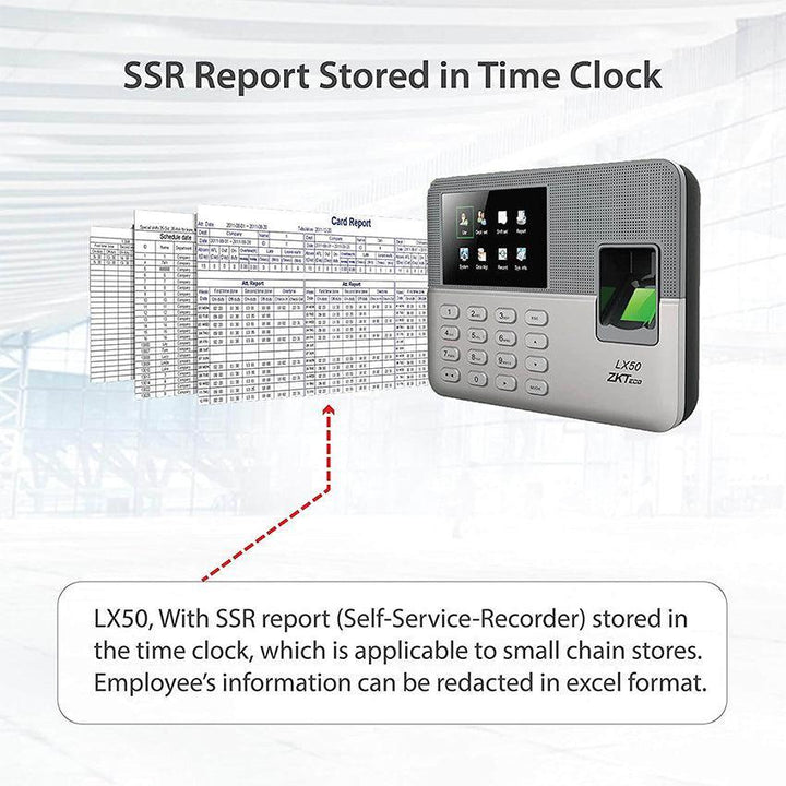 ZKTECO LX50 Time Attendance Finger ID CARD-TIME ATTENDANCE-ZKTECO-TIME ATTENDANCE-الدباح-El Dabbah