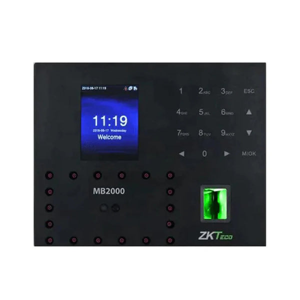 جهاز حضور وانصراف ZKTECO MB2000 ببصمة الإصبع وشاشة تعمل باللمس