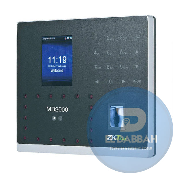 جهاز حضور وانصراف ZKTECO MB2000 ببصمة الإصبع وشاشة تعمل باللمس - second