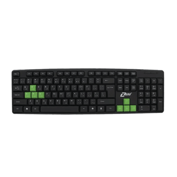 Zero ZR-200 USB KeyBoard Normal-Keyboard-ZERO-Computer Accessories, COMPUTERS, Keyboard-الدباح-El Dabbah