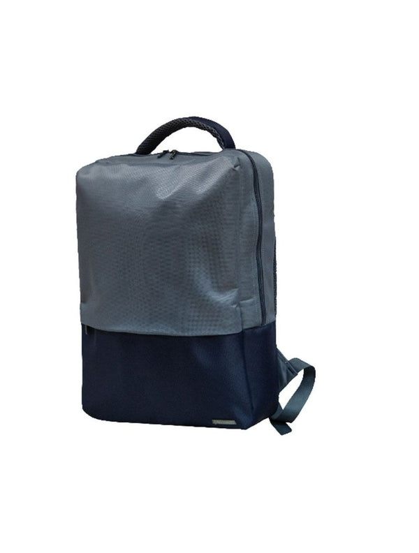 L avvento (BG926) Laptop Backpack 15.6  made of Polyester Gray X Blue