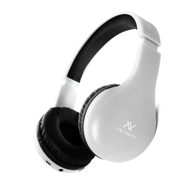 L AVVENTO (HP11W) Bluetooth Headphone with Stereo Plug - White