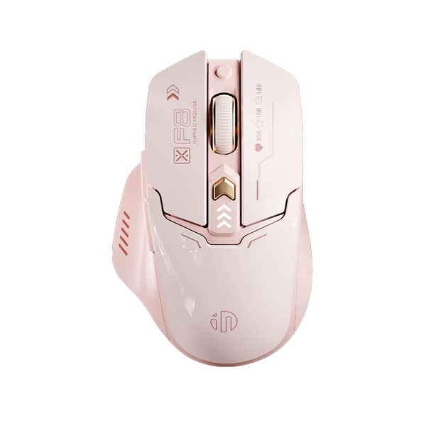 ماوس inphic F8 لاسلكي 2.4G وبلوتوث مع ضغط صامت (Silent Click)