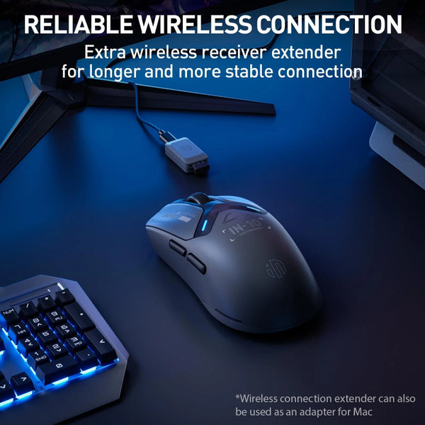 ماوس ألعاب inphic IN10 يدعم الاتصال اللاسلكي ‎2.4G‎ وبلوتوث - second