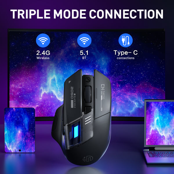 inphic  A9 Explorer Bluetooth and 2.4G Wireless Mouse - second