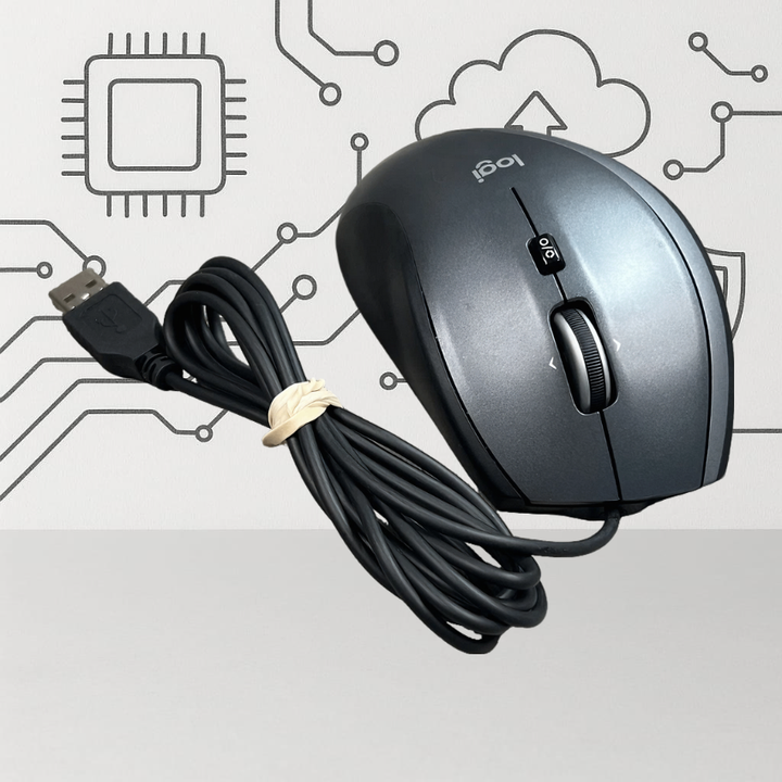 logitech Wired Mouse USB (Original Used) 5click-eldabbah-الدباح