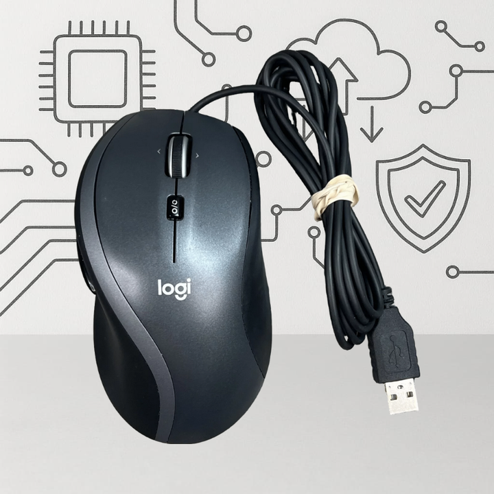 logitech Wired Mouse USB (Original Used) 5click-eldabbah-الدباح