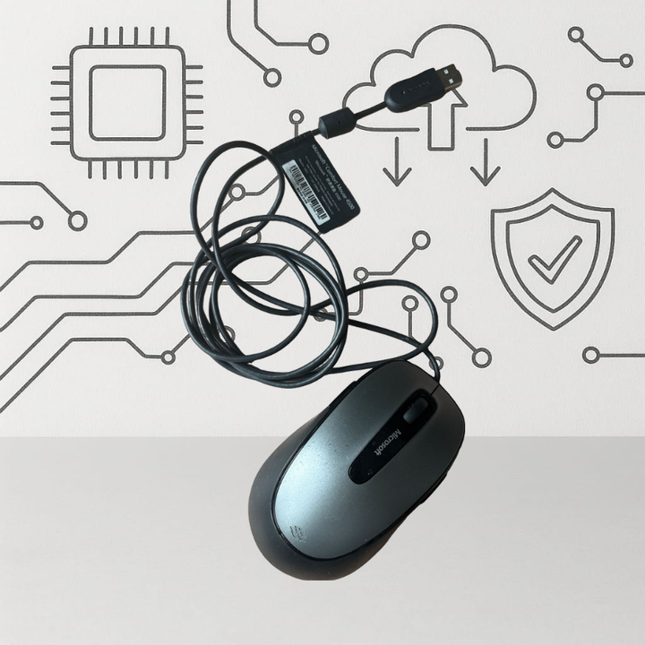 microsoft Wired Mouse USB (Original Used) 5click-eldabbah-الدباح